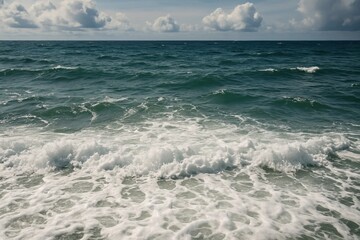 The Ocean's Waves and Sky's Canvas
