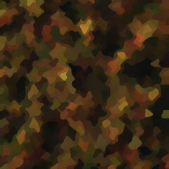 Naklejka premium Colorful patched abstract background. Stain effect and camouflage. Spotted backdrop.