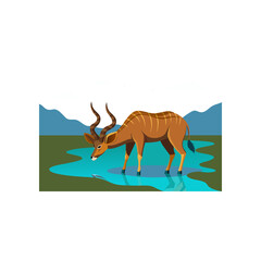 Fototapeta premium horse in the mountains