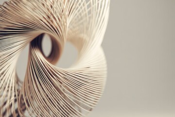 Curved Abstract Lines Contemporary Digital Background Art