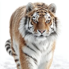 Obraz premium Majestic Tiger Walking in Snow