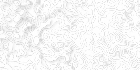 Abstract vector Lines Topographic contour lines grid map seamless pattern. Geographic mountain relief. minimal lines background. Contour maps. illustration, Topo contour map design.	
