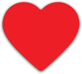 Heart shape design for love symbols, Set simple drawings heart symbols, valentines day related designs and frames, Red heart formed by Available in vector EPS format. editable vector file format.