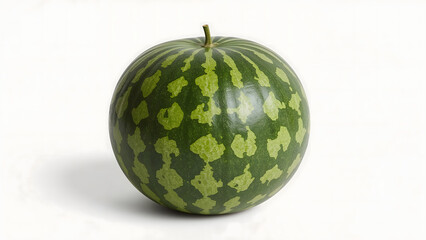Whole Watermelon with Stripes