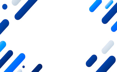 Abstract blue diagonal lines on transparent background, PNG