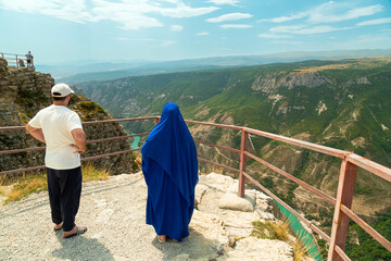 20.07.2025 Russia, Republic of Dagestan, Sulak Canyon, turquoise water