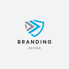 Letter "D" and 'DJ' logo design template