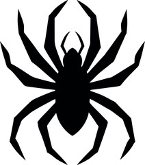 Spider Silhouette icon