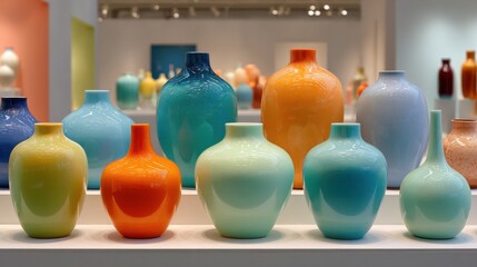 Textured Ceramic Vase Collection with Artisan Stoneware and Porcelain Urns – Tactile Visual for Sustainable Design and Digital Wellness Branding