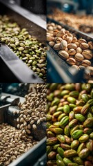 Pistachio Processing Plant – Conveyor System in Action