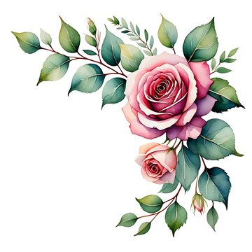 Rose Corner Pink Rose Corner Border Images โ Browse 9,269 Stock Photos, Vectors ...
