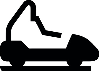 High-Speed Pulse Runner Car in White Silhouette Design