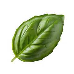 Naklejka premium basil isolated on transparent background image.