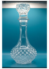 Jug on a blue background