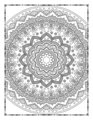 ornamental round lace pattern