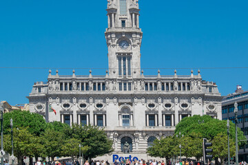 Fototapeta premium Porto city hall building, porto city, portugal