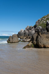 Sunny day at Brava Beach, Florianópolis, Santa Catarina State, Brazil