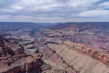 Colorado River. Lipan Point, Desert View Drive, Grand Canyon National Park. Arizona