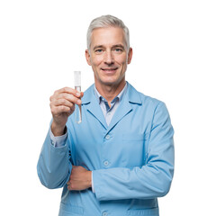 Scientist with Test Tube: Precision and Professionalism in Research