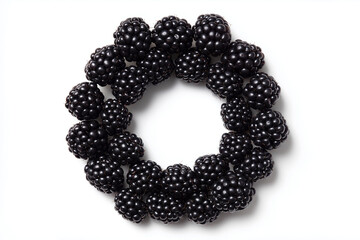 Round Formation of Blackberries – Studio Lighting