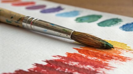 Fototapeta premium brushes and paints