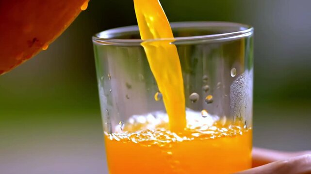 Refreshing Glass of Fresh King Coconut Water Poured on a Hot Day | Healthy Tropical Hydration