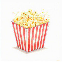 Popcorn Emoji — 3D Movie Snack Icon