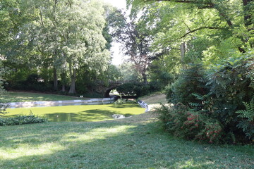 Jardin royal, parc public, ville de Toulouse, d&eacute;partement de la Haute Garonne, France