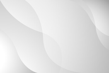 Abstract white and gray wave overlap background. texture white pattern. vector illustration