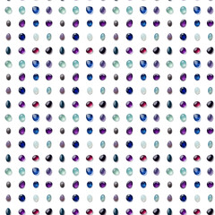 Endless vector seamless pattern consisting of various colorful graphic elements.