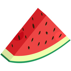 Slice of watermelon