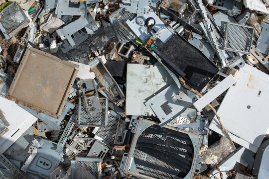 WEEE e-waste is a type of waste containing discarded electronic and other electrical devices and parts thereof. E-waste have high hazard classes due to lead, mercury,. High quality photo