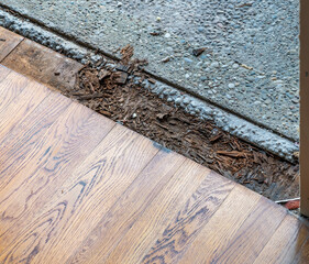 Wood rot on the sub floor