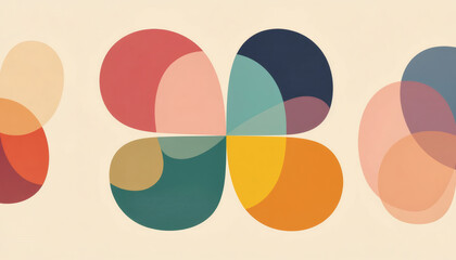 Abstract Gradient Shape Vector Illustration