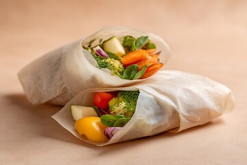 fresh vegetables on a chopping board