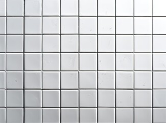 White square tiles wall texture, interior design, background
