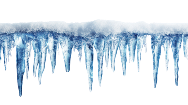 PNG Blue icicle icicles outdoors nature.