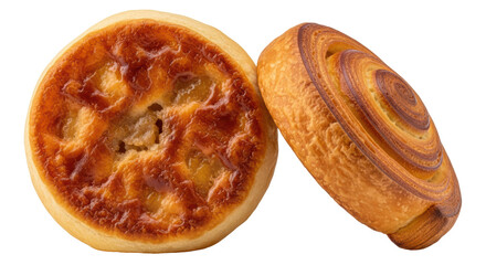 Isolated Danish Pastries