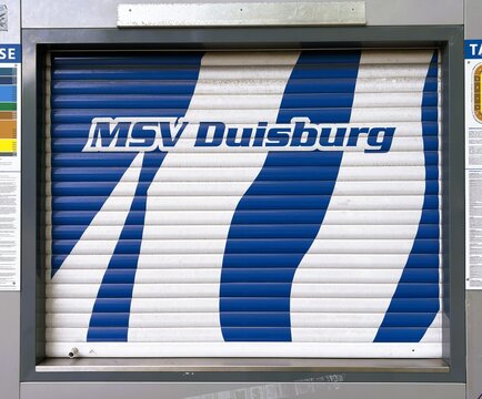 MSV Duisburg Ticket Office an der Schauinslandreisen-Arena, Duisburg, 24. Juli 2025