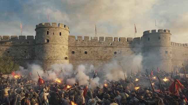 The storming of the Bastille.