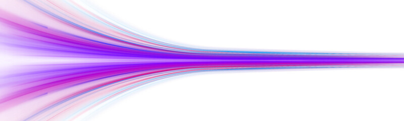 Big data traffic visualization, dynamic high speed data streaming traffic. Abstract neon rays of light on a transparent background in PNG format. 