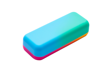 Playful rainbow eraser for creative tasks