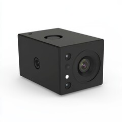 Fototapeta premium Modern black box camera.