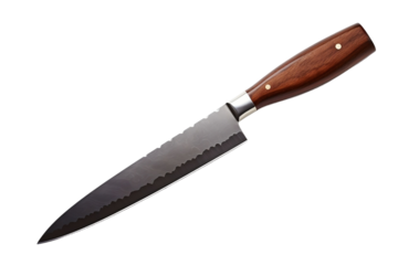 Versatile cutting knife with sturdy blade