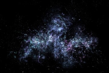 Purple Nebula Star Universe Galaxy Terxture Center Shape Background