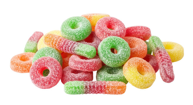 Isolated Candy Rings - Powered by Adobe