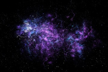 Purple Nebula Star Universe Galaxy Terxture Center Shape Background