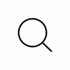 lens search icon sign vector