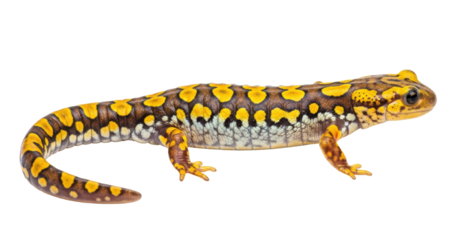 Isolated Tiger Salamander