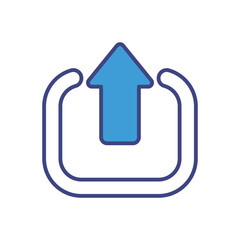 Export icon vector